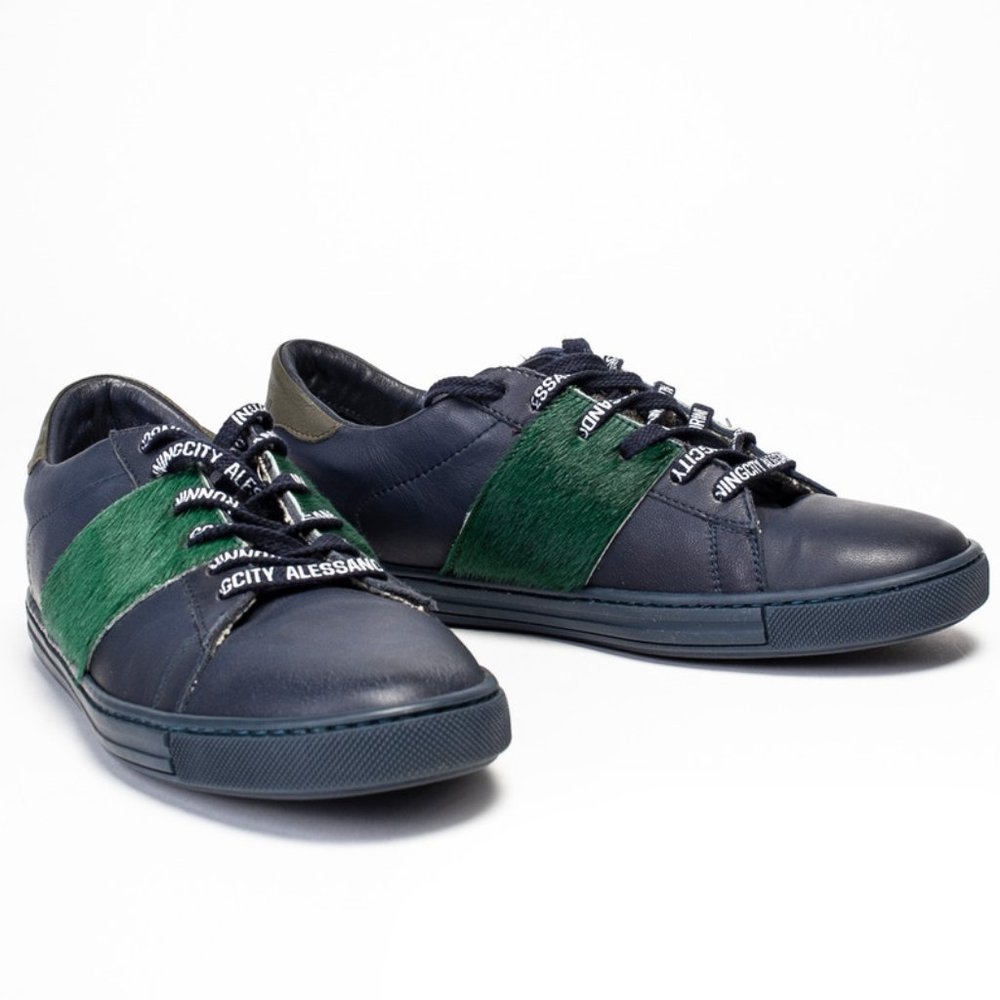 Original DANIELE ALESSANDRINI leather sneakers